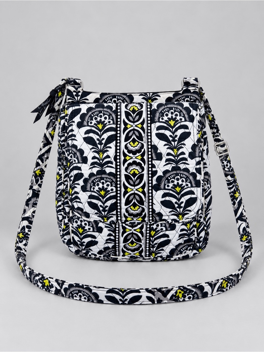 Vera Bradley Fanfare Quilted Floral Mailbag Flap Crossbody Shoulder Bag Bohemian